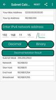 3 Schermata IP calculator