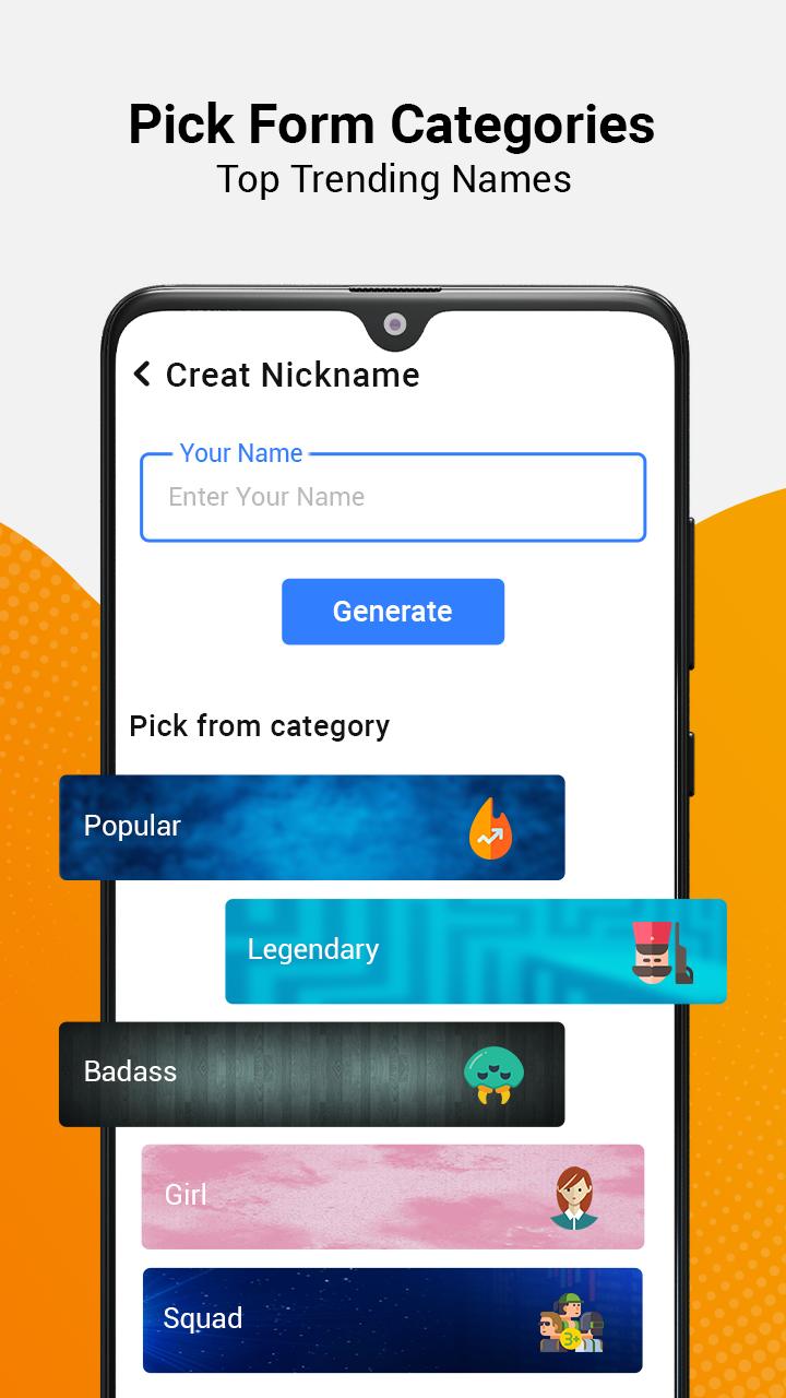 Nickfinder. Generate nickname. PUBG nickname Generator. Nickname Generator editer.