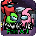 Fan Art Stickers Among Us