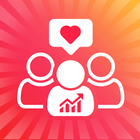 Followers up for instagramtag icono