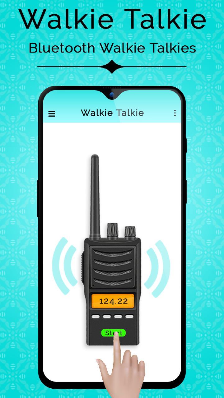 how to work the walkie talkie app