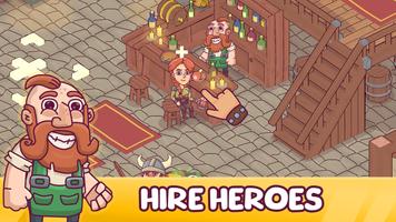 Heroes Tavern: Idle Pub Tycoon الملصق