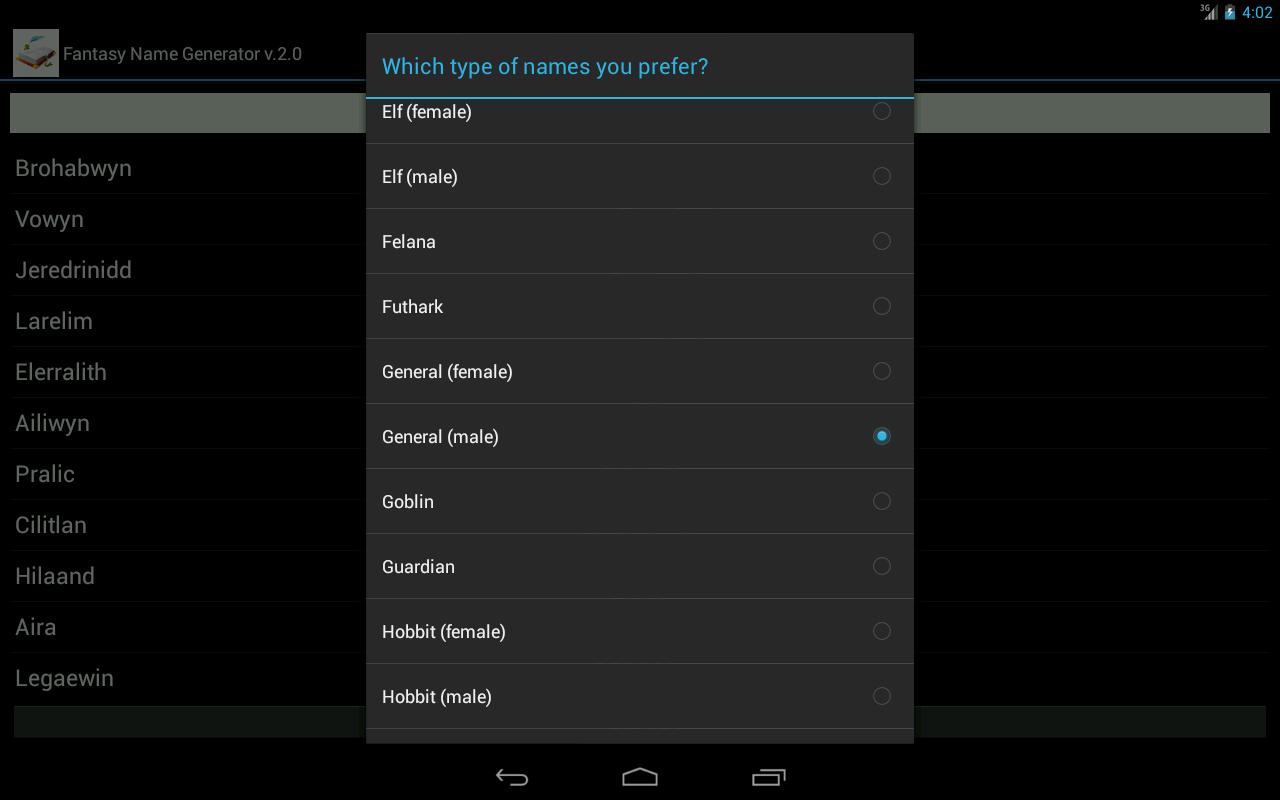 Fantasy Name Generator For Android Apk Download - cool roblox usernames generator