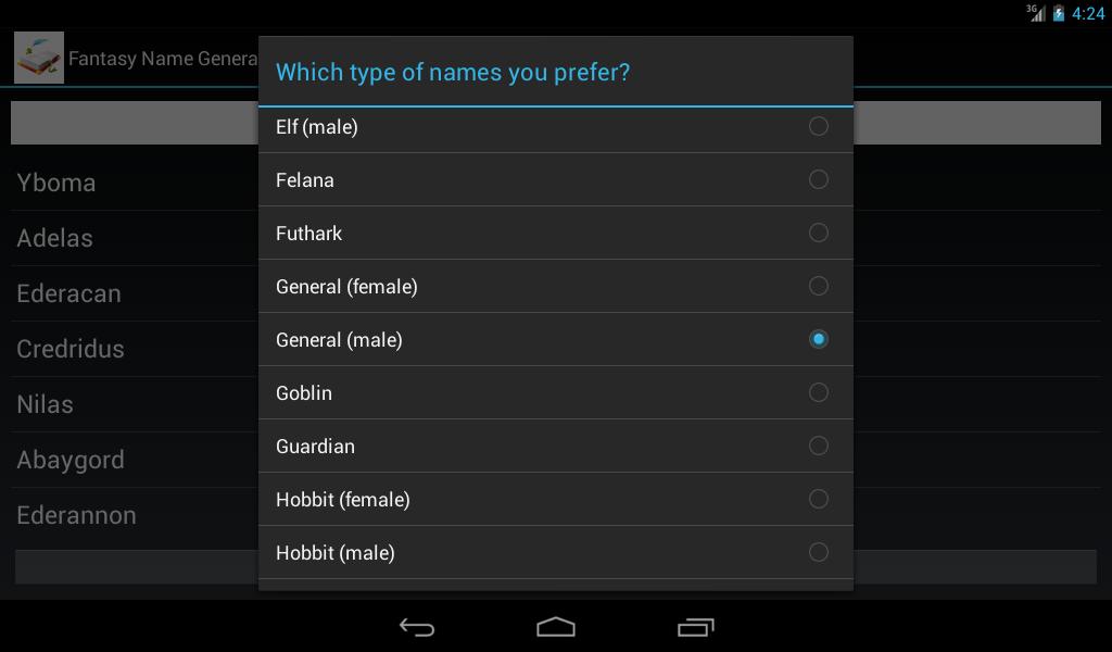 wallpapers Random Fantasy Name Generator Elf fantasy name generator for android