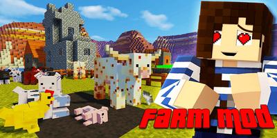 Mod Farm Mod and Pets for MCPE Affiche