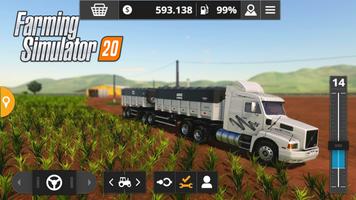 Jogo de Fazenda Farming Simulator 2020 Android Affiche