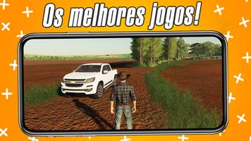 Trator Farming Simulator 2020 Mods - Brasil & Lite الملصق