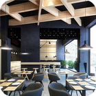 Cafe Interior Design icône