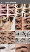 برنامه‌نما Tinting Eyebrows Step By Step عکس از صفحه