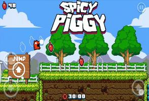 Runner Spicy Piggy Guide! captura de pantalla 1