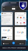 India Unblock Proxy Browser - VPN Private Browser Plakat