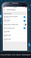 VPN Philippines , Proxy Browser - Unblock Sites ภาพหน้าจอ 2