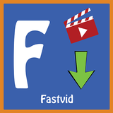Videdownloader voor Facebook-icoon