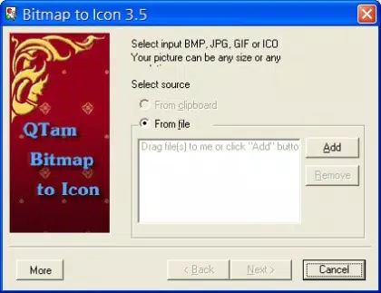 QTam Bitmap to Icon