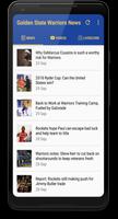برنامه‌نما Golden State Basketball: Livescore & News عکس از صفحه