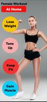 Women Workout - Fit At Home پوسٹر