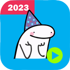 Flork Stickers أيقونة