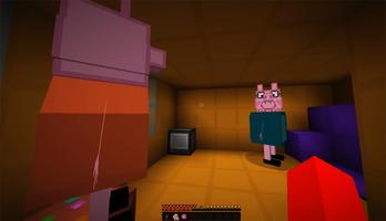 Peppa Pig Minecraft Piggy Mod Cartaz