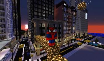 SpiderMan Mod Minecraft Rope capture d'écran 1