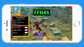 3 Schermata FFH4X mod menu : freefir
