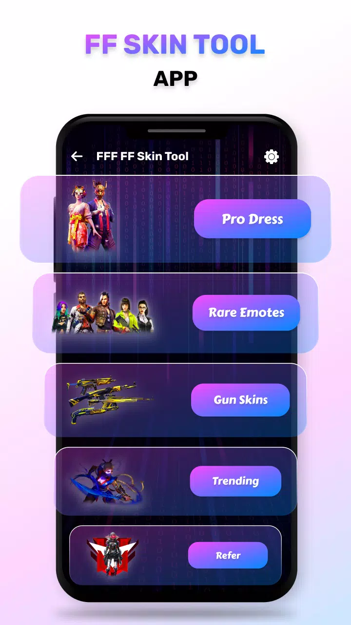 FFF FF Skin Tool Emote Bundle APK for Android - Download