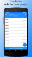 SimpleNote capture d'écran 1