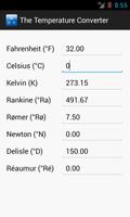 The Temperature Converter capture d'écran 1