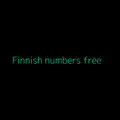 FINNISH NUMBERS free