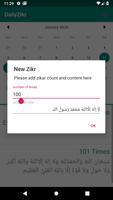 Daily Zikr and Prayer Tasbeeh Tally Counter captura de pantalla 1