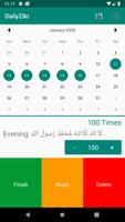 Daily Zikr and Prayer Tasbeeh Tally Counter captura de pantalla 2