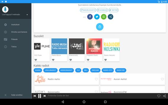 LiveTaajuus.fi Nettiradio Ekran Görüntüsü 13