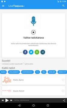 LiveTaajuus.fi Nettiradio screenshot 6