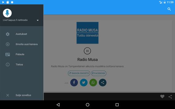 LiveTaajuus.fi Nettiradio スクリーンショット 10