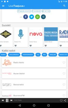 LiveTaajuus.fi Nettiradio screenshot 9