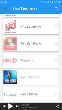 LiveTaajuus.fi Nettiradio स्क्रीनशॉट 1