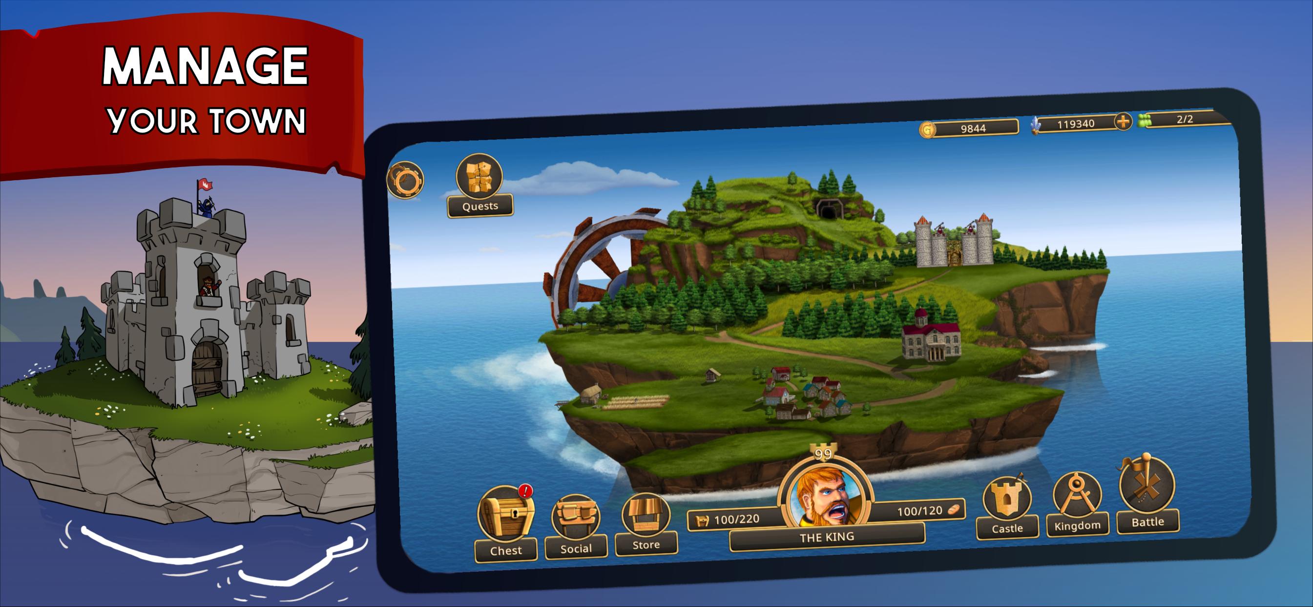 Kingdoms and Castles сражения. Castle Siege. Осада замка игра аркада на андроид. Land and Castle Скриншот.