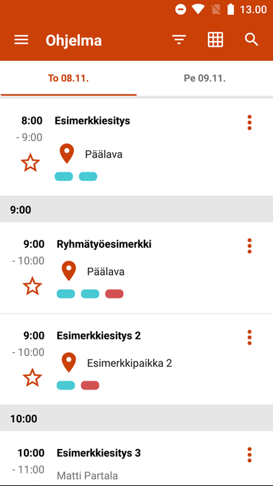 Eventos Mobile screenshot 1