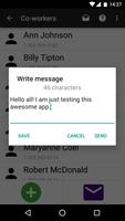 Group SMS Texter Screenshot 2