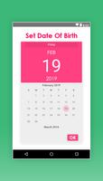 Calculatrice De Grossesse et semaines Affiche