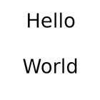 Project Hello World Zeichen