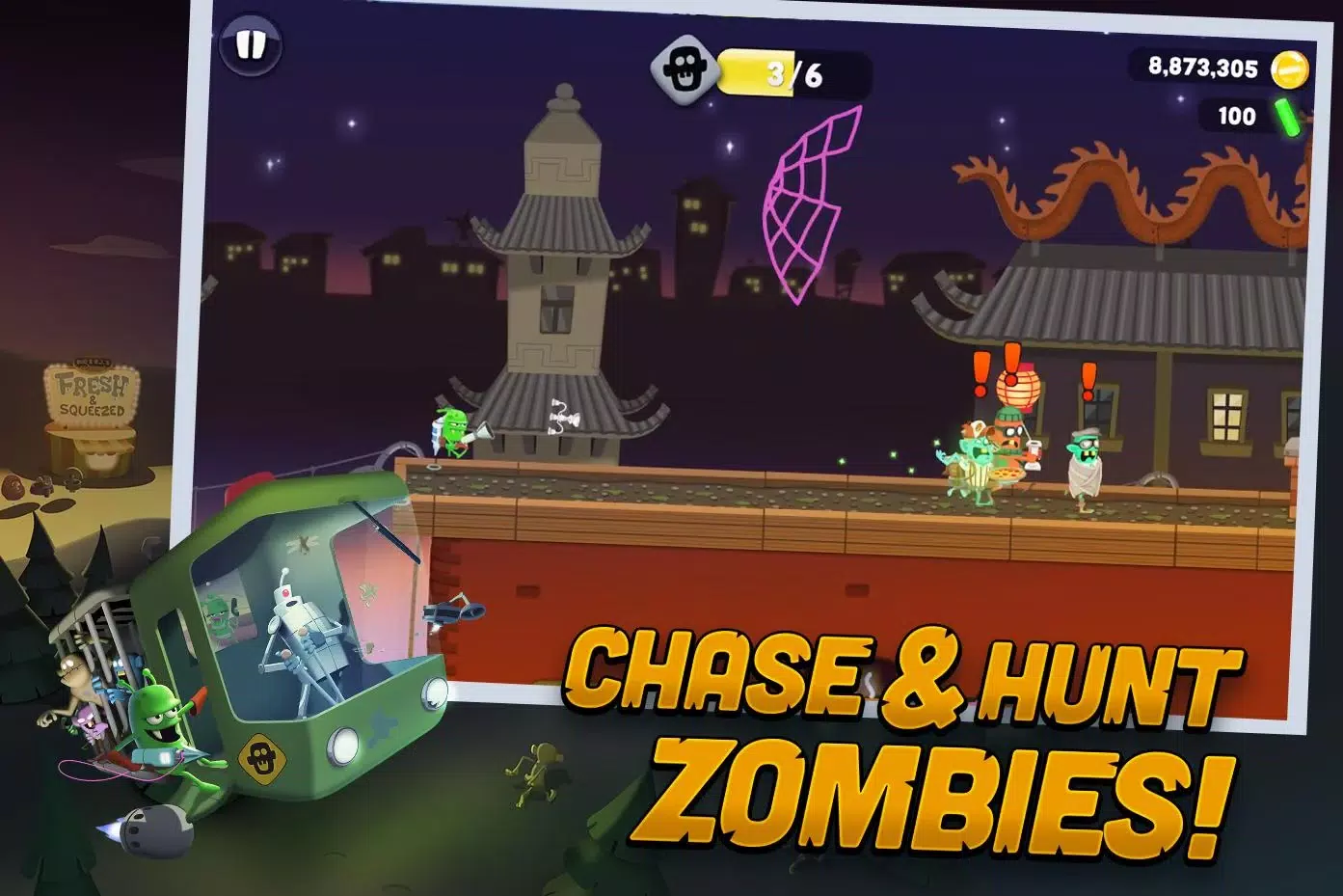 ZOMBIE CATCHERS MOD APK ATUALIZADO COM DINHEIRO INFINITO!! 