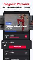 Latihan di Rumah - Fitness App syot layar 3