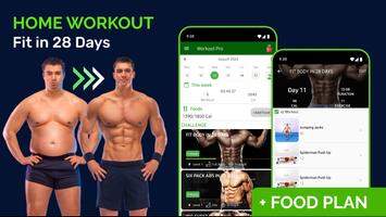 Home Workout - Fit in 28 Days الملصق