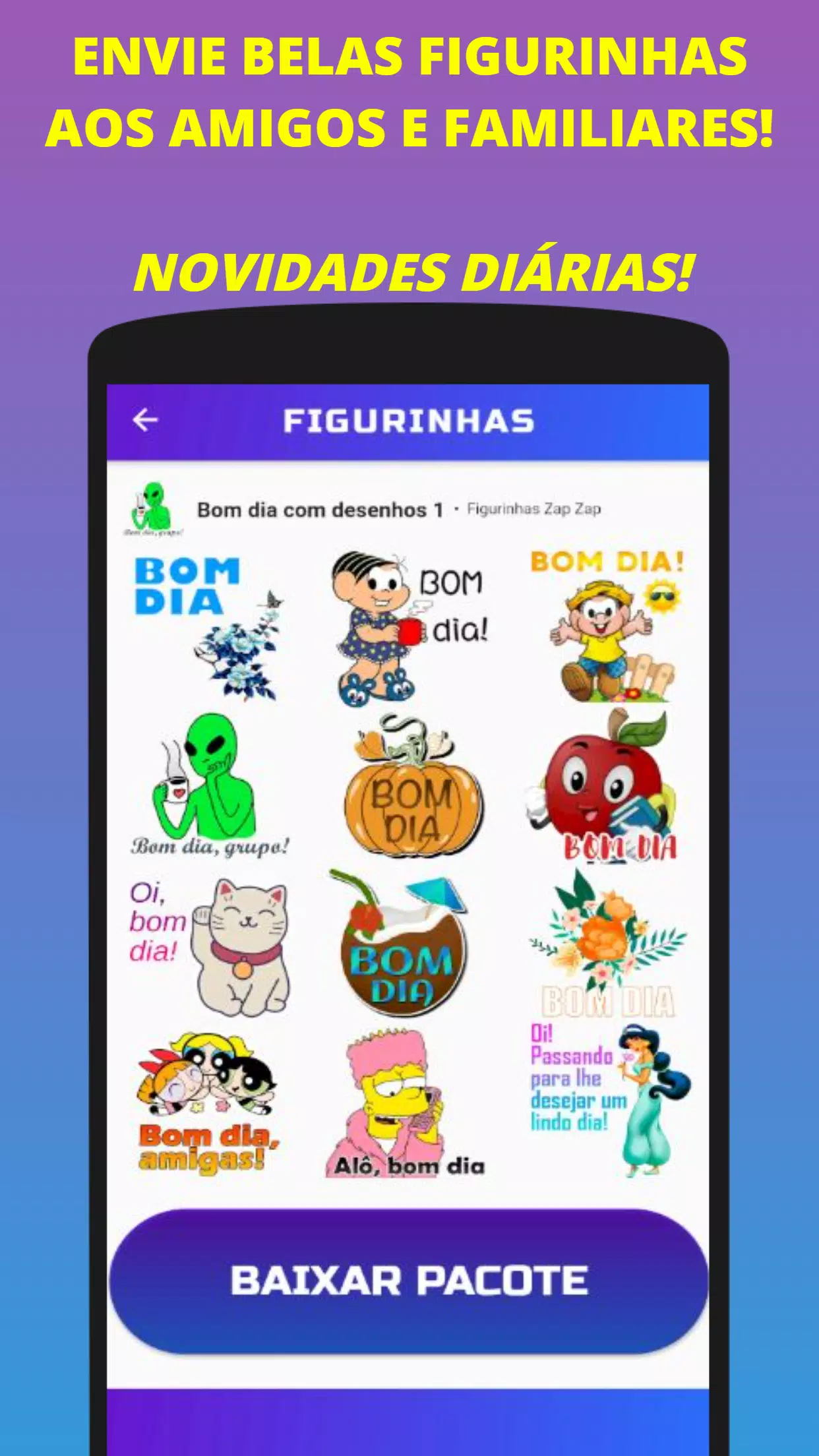 Descarga de APK de Figurinhas Para Zap Zap para Android Descarga de APK de Figurinhas Para Zap Zap para Android