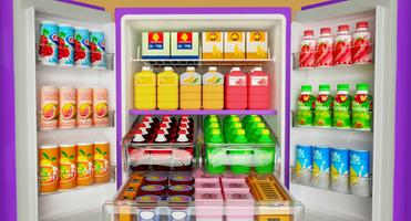 Fill the Fridge: ترتيب الثلاجه الملصق