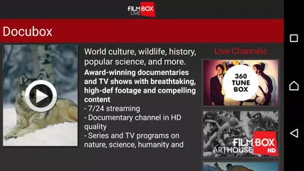 Filmbox Live APK Herunterladen