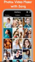 photos video maker with songs পোস্টার