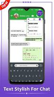 Messenger - Stylish Text, Chat Styles, Cool Fonts capture d'écran 3