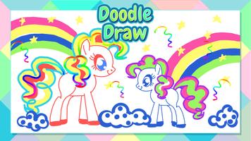 Doodle draw: Drawing games for kids পোস্টার