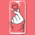 Finger Heart Wallpaper